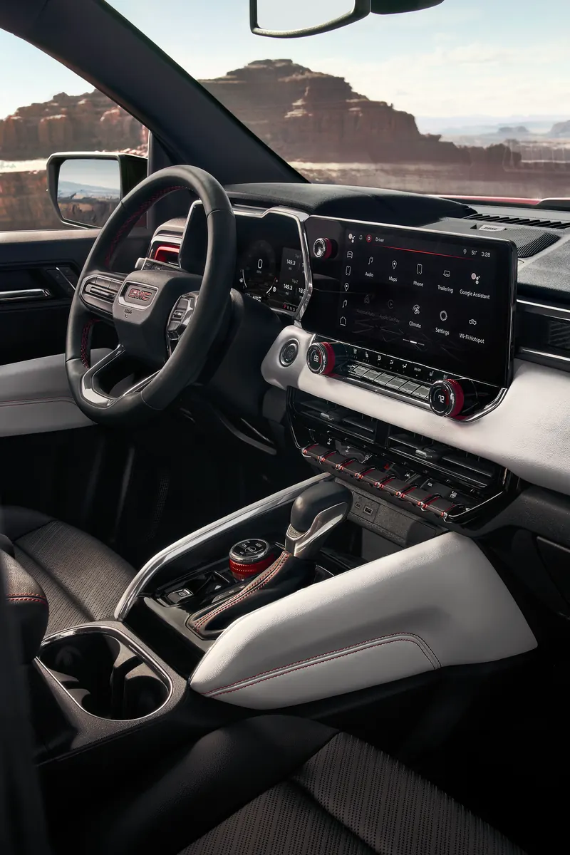 2026 GMC Canyon infotainment system at Town and Country GMC in ALAMOSA CO