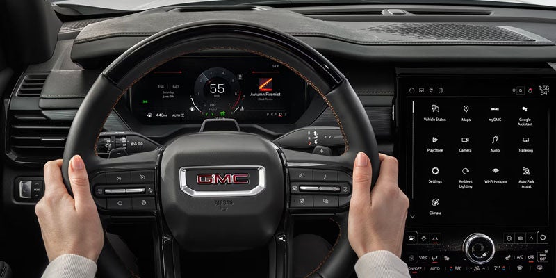 2026 GMC Acadia digital cockpit interior
