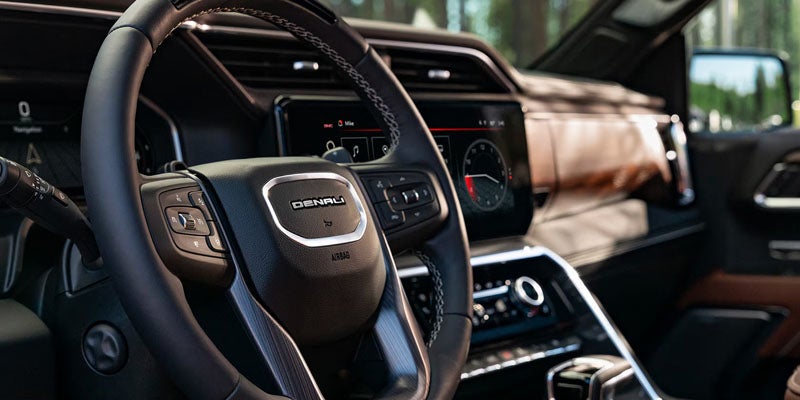GMC Sierra premium cabin view