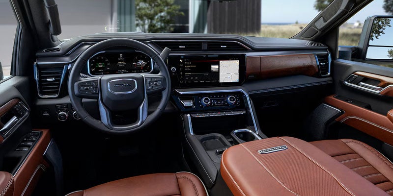 GMC Sierra 2500 HD cabin dashboard